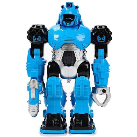 Junfa Toys Робот "Thunderbolt" (цвет синий), со световыми и звуковыми эффектами , 24х12х30 см