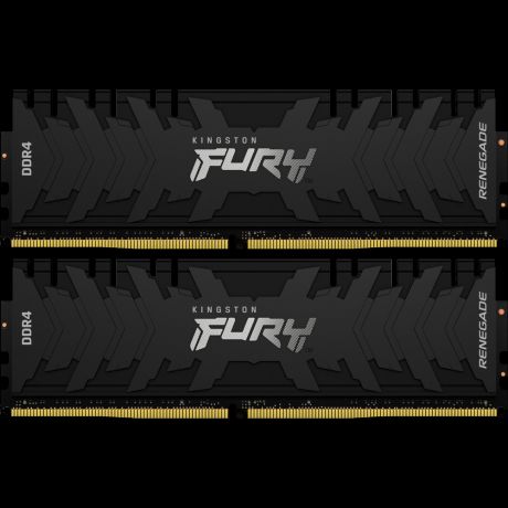 Модуль памяти DIMM 32Gb 2х16Gb DDR4 PC25600 3200MHz Kingston Fury Renegade Black (KF432C16RB1K2/32)