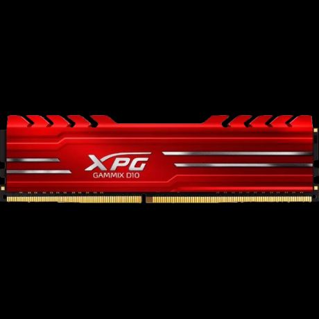 Модуль памяти DIMM 8Gb DDR4 PC25600 3200MHz ADATA XPG Gammix D10 Red (AX4U32008G16A-SB10)