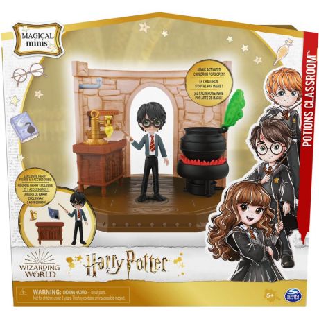 Игровой набор Wizarding World Harry Potter "Кабинет Зельеварения" с фигуркой Гарри 7см 6061847