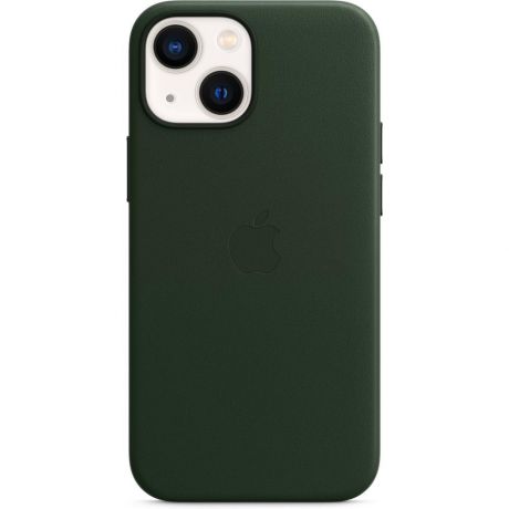 Чехол для Apple iPhone 13 mini Leather Case with MagSafe Sequoia Green
