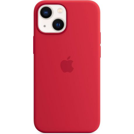 Чехол для Apple iPhone 13 mini Silicone Case with MagSafe Red