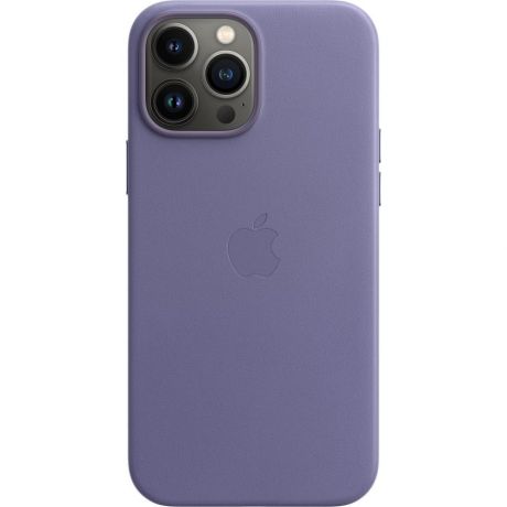 Чехол для Apple iPhone 13 Pro Max Leather Case with MagSafe Wisteria