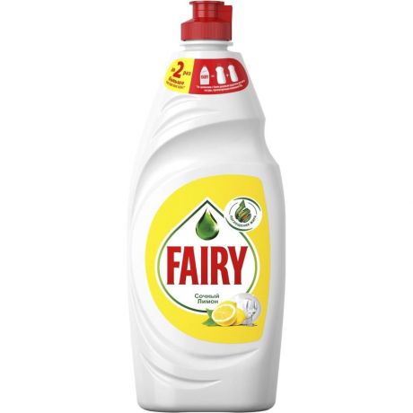 Fairy Средство для мытья посуды Сочный лимон, 650 мл.