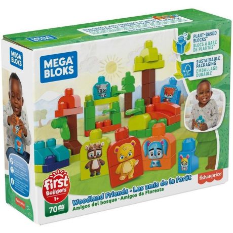 Mattel Mega Bloks ЭКО игровой набор Лесные Друзья GMB63