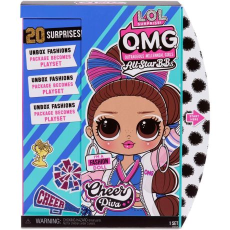 Кукла - сюрприз L.O.L. MGA Original Surprise OMG Sports Doll- Cheer 577508