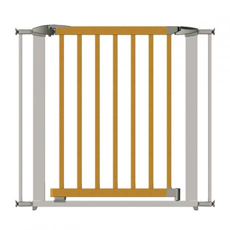 Ворота безопасности Clippasafe 73-96 см, цвет серебристый