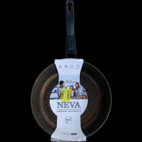 Сковорода NEVA NGB 022 Granite Brown, 22 см.