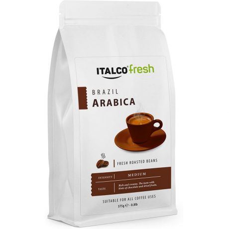 Кофе в зернах Italco Fresh Brazil Arabica 375 гр