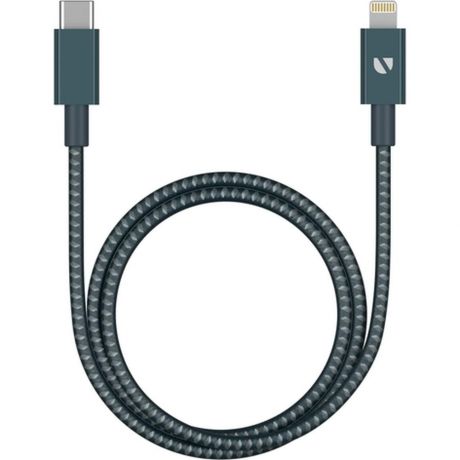 Кабель для Apple USB-C - Lightning, Deppa MFI 1.2м серый (72320)