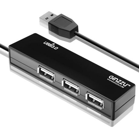4-port USB Hub GiNZZU GR-334UB (1 x USB3.0 + 3 x USB2.0)