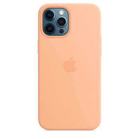 Чехол для Apple iPhone 12 Pro Max Silicone Case with MagSafe Cantaloupe