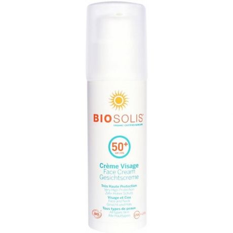 Biosolis Крем солнцезащитный для лица SPF 50+, 50 мл.
