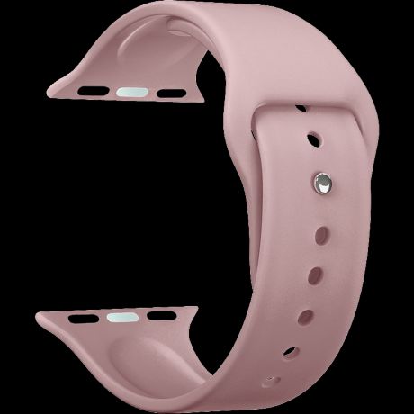 Ремень для умных часов Силиконовый ремешок для умных часов Deppa Band Silicone для Apple Watch 42/44 mm розовый