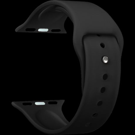 Ремень для умных часов Силиконовый ремешок для умных часов Deppa Band Silicone для Apple Watch 38/40 mm черный