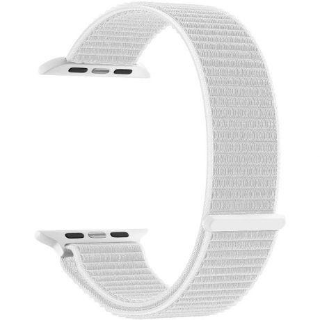 Ремень для умных часов Нейлоновый ремешок для умных часов Deppa Band Nylon для Apple Watch 38/40 mm белый