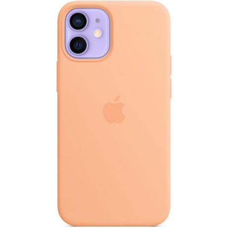 Чехол для Apple iPhone 12 mini Silicone Case with MagSafe Cantaloupe