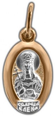 Подвеска-иконка из красного золота