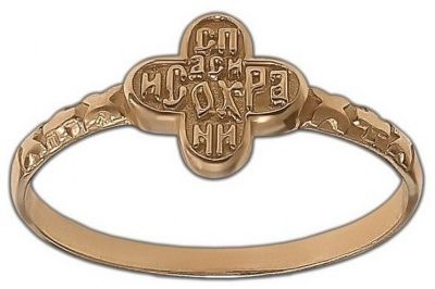 Кольцо из красного золота