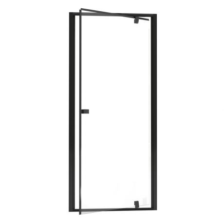 Душевая дверь поворотная RAVAK Pivot PDOP1-90 90х190 см прозрачное стекло 6 мм профиль черный