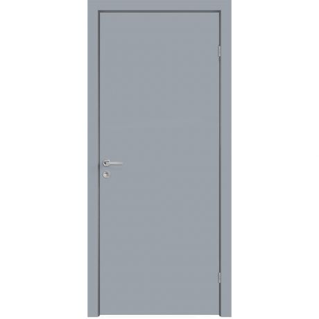 Дверное полотно VellDoris серое окрашенное глухое 745x2050 мм