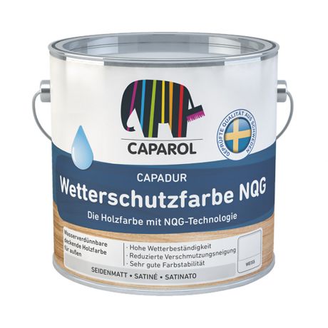Краска водно-дисперсионная для деревянных фасадов Caparol Capadur Wetterschutzfarbe NQG бесцветная база 3 9,6 л
