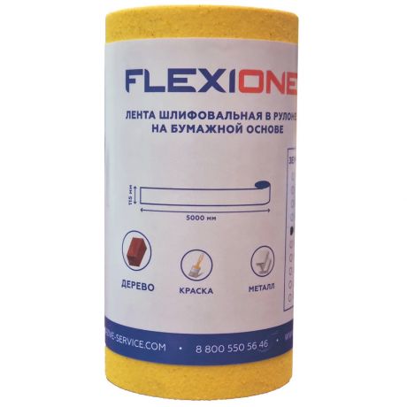 Шлифовальная шкурка Flexione 115 мм 5 м Р100