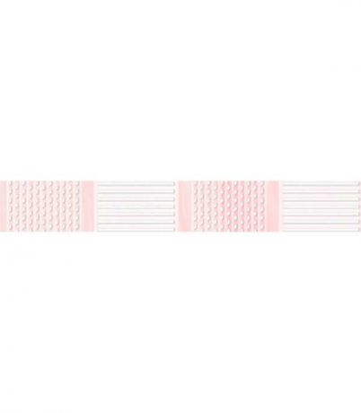 Плитка бордюр Axima Агата C розовая 250x35x7 мм
