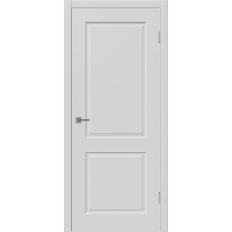 Дверное полотно VFD Мона светло-серое глухое эмаль 800x2000 мм