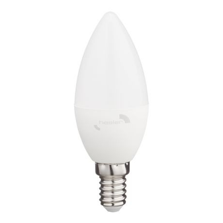 Лампа светодиодная Hesler 6 Вт E14 свеча C37 2700К теплый белый свет 230 В матовая