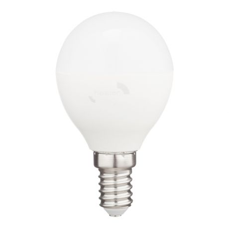 Лампа светодиодная Hesler 8 Вт E14 шар G45 2700К теплый белый свет 230 В матовая