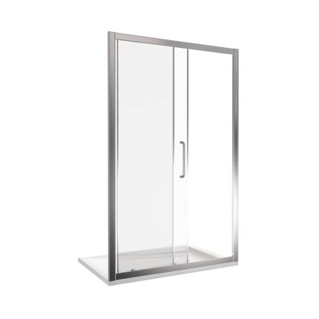 Душевая дверь раздвижная GOOD DOOR Neo WTW-120-C-CH 1200x1850 мм прозрачное стекло 5 мм профиль хром