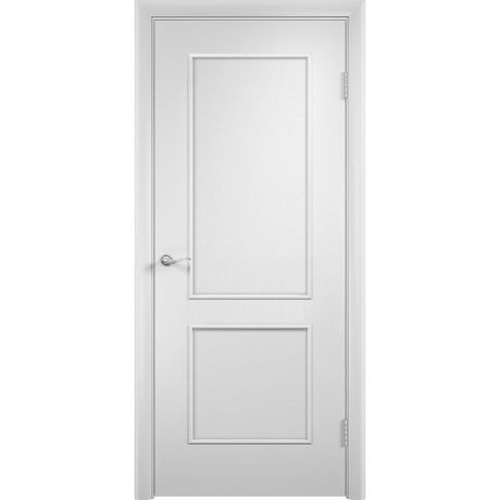 Дверное полотно Verda Классика белое глухое ламинированная финишпленка 700x2000 мм