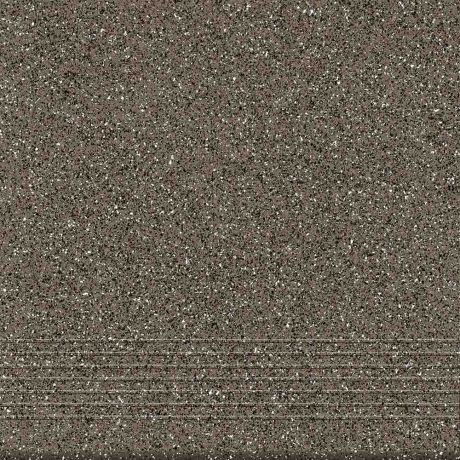 Керамогранит ступень Cersanit Mito Milton серый 298х298х8,5 мм (12 шт.=1,06 кв.м)