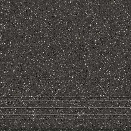 Керамогранит ступень Cersanit Mito Milton темно-серый 298х298х8,5 мм (12 шт.=1,06 кв.м)