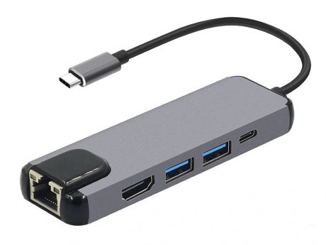 Хаб USB Activ BYL-2015 USB Type-C - HDMI / USB Type-C / USBx2 / Ethernet 4690001273020 / 127302