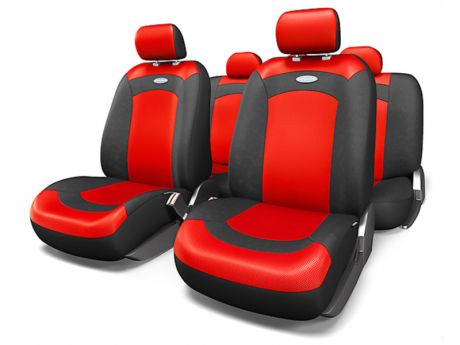 Чехлы на сиденье Autoprofi Extreme Black-Red XTR-803 BK/RD M