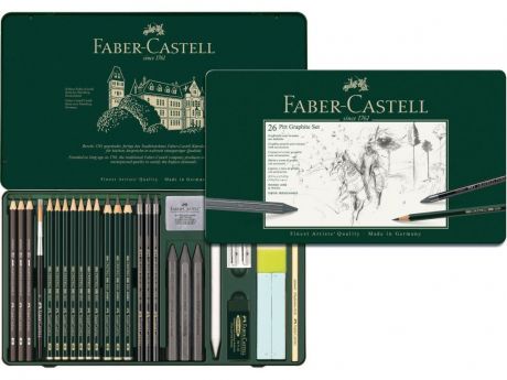 Набор карандашей Faber-Castell Pitt Graphite 26 предметов 112974