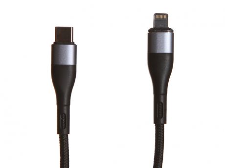 Аксессуар Baseus Zinc Magnetic Safe USB Type-C - Lightning PD 20W 1m Black CATLXC-01