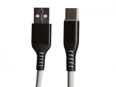 Аксессуар GCR QC USB Type-C 1.5m White Black GCR-53760