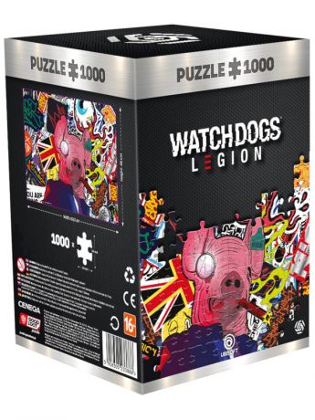 Пазл Good Loot Watch Dogs Legion Pig Mask 1000 элементов 5908305233886