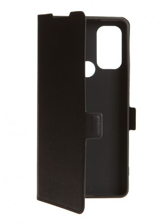 Чехол DF для Motorola Moto G60s Black mFlip-01