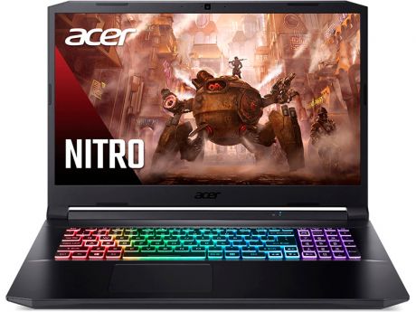 Ноутбук Acer Nitro 5 AN517-41-R0A9 NH.QBHER.00C (AMD Ryzen 7 5800H 3.2GHz/16384Mb/512Gb SSD/nvidia GeForce RTX 3080 8192Mb/Wi-Fi/Cam/17.3/1920x1080/DOS)