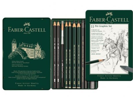 Набор карандашей Faber-Castell Pitt Graphite 11 предметов 112972