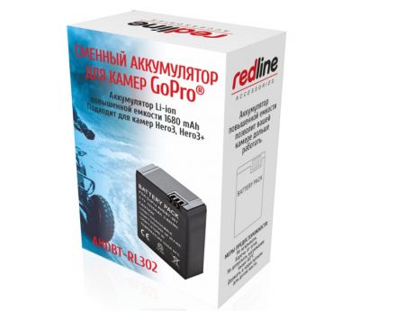 Red Line AHDBT-RL302 Rechargable Battery для Hero3+ / Hero3