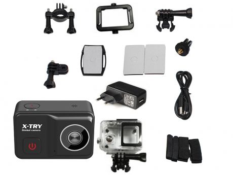 Экшн-камера X-TRY XTC502 Gimbal Real 4K/60FPS WDR Wi-Fi Power