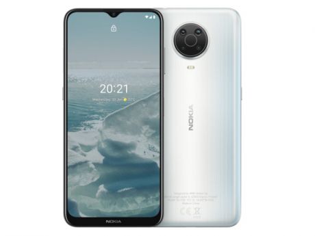 Сотовый телефон Nokia G20 (TA-1336) 4/128GB Silver & Wireless Headphones Выгодный набор + серт. 200Р!!!