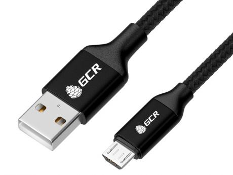 Аксессуар GCR QC USB - MicroUSB 1m Black GCR-52475