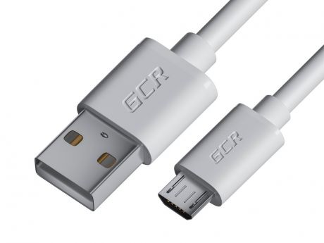 Аксессуар GCR USB - MicroUSB 3m White GCR-53234