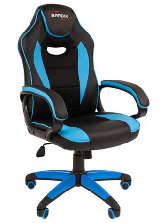 Компьютерное кресло Brabix Blaze GM-162 Black-Blue 532578